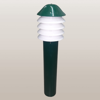 Bollard XD 500mm White On Green
