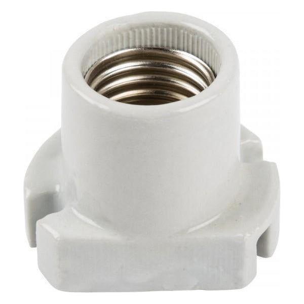 Lamp Holder Porcelain - E27 Lamp Skirted