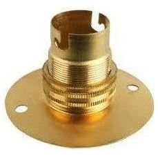 Lamp Holder Brass - B22 Lamp Batten