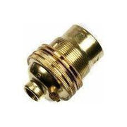 Lamp Holder Brass - B22 Lamp 10mm