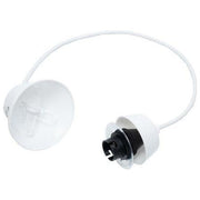 PVC Pendant Cord Fitting - White
