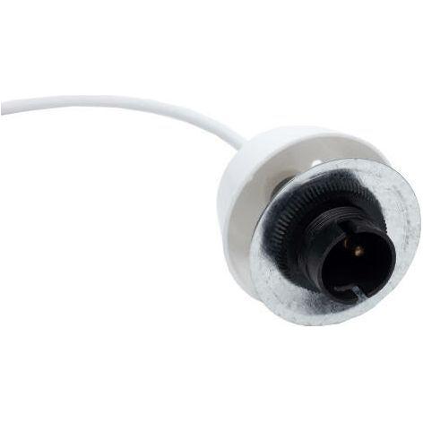 PVC Pendant Cord Fitting - White