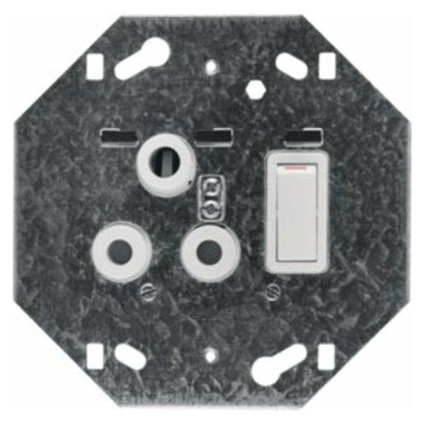 Crabtree Single Plug 4X4 White