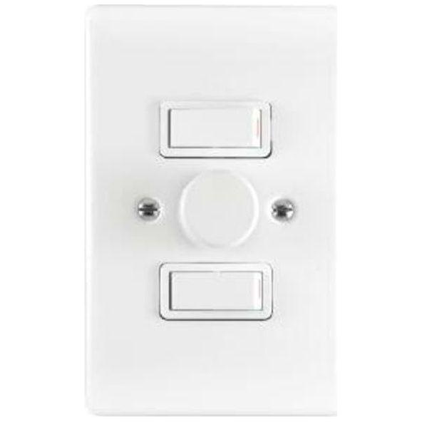 Crabtree 2 Lever Rotatory Dimmer Switch