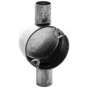 25mm 2 Way Galvanised Bosal Round Box