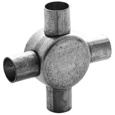 25mm 4 Way Galvanised Bosal Round Box