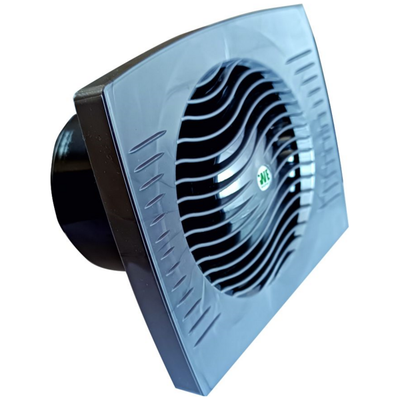 Extraction Fan Square PVC Wave 13W Wht