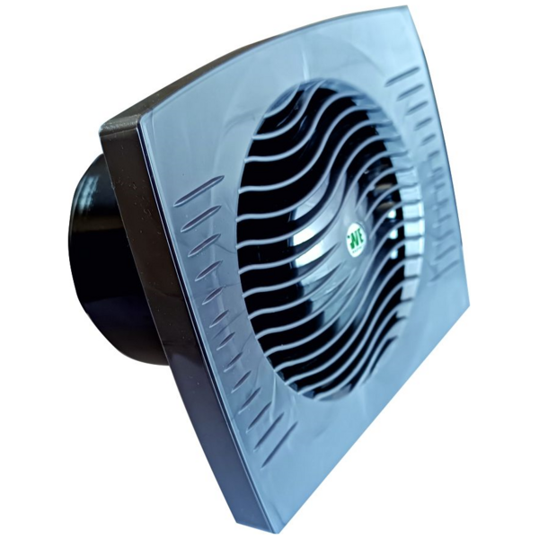 Extraction Fan Square PVC Wave 13W Wht