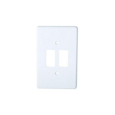 Crabtree 2 Lever Cover Only 4X2 White