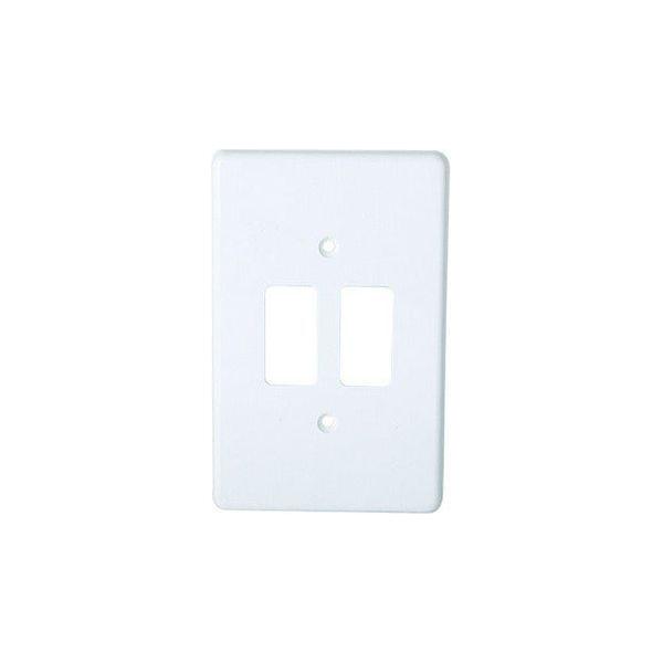 Crabtree 2 Lever Cover Only 4X2 White