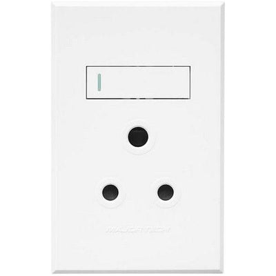Veti 3 Single Plug 2x4 White