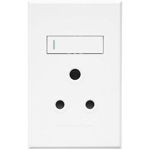 Veti 3 Single Plug 2x4 White