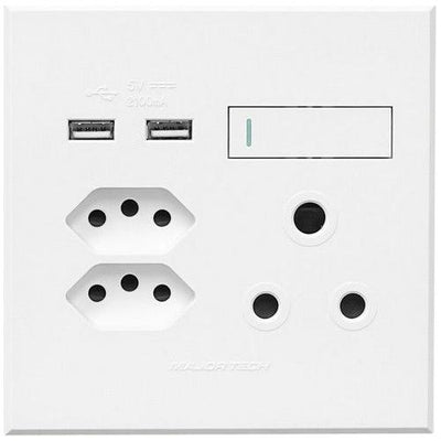 Veti 3 Plug 4x4 1x16A 2xRSA 2x USB