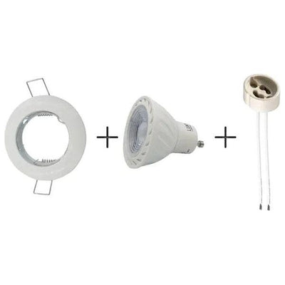 Led Downlighter Combo 4/6W D/L White