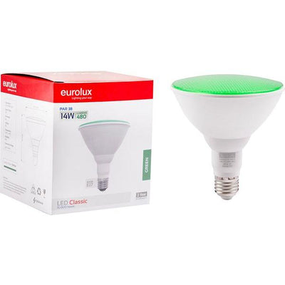 Led 14W PAR38 Light Bulb Green