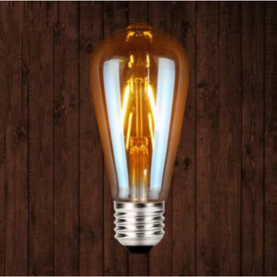 Led 4W E27 ST64 Warm White Light Bulb