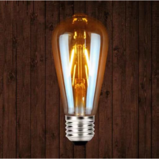 Led 4W E27 ST64 Warm White Light Bulb