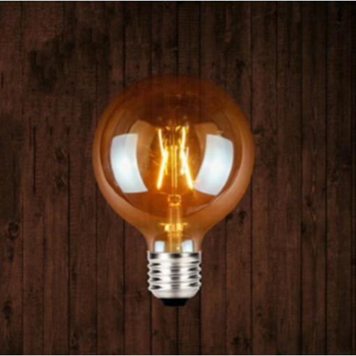 Led 4W E27 G95 Warm White Amber Bulb
