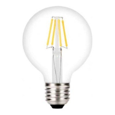 Led 6W E27 G125 Bulb Cool White