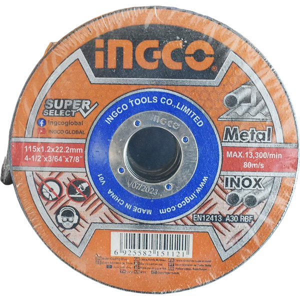 Cutting Disc Steel 115mm 1PC Ingco