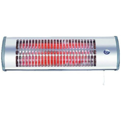 Silver Quartz 3 Bar Bathroom Wall Heater