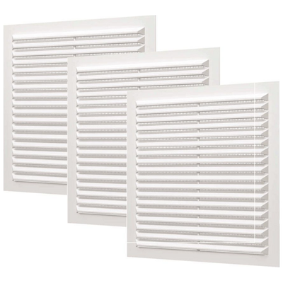 Extraction Fan Sqr Grille Vent 100mm