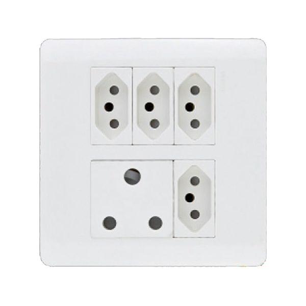 Ausma 5A + 16A Plug 4X4 White