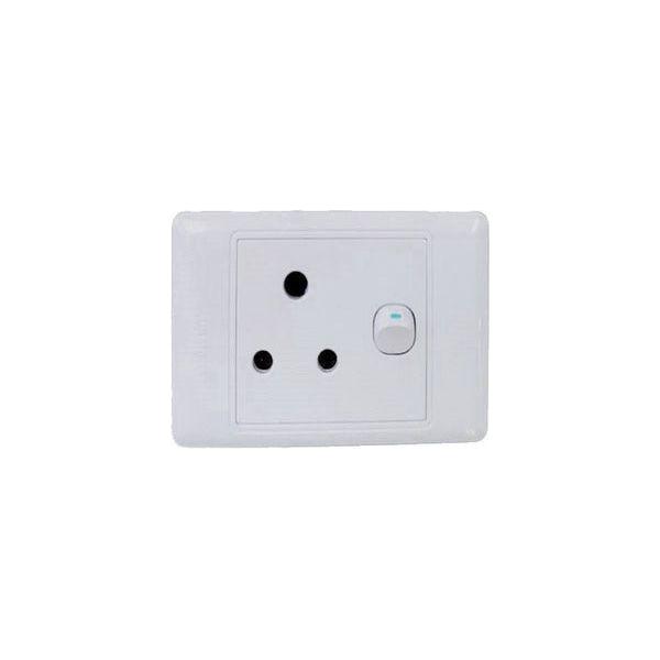 Ausma Single Plug 2X4 White