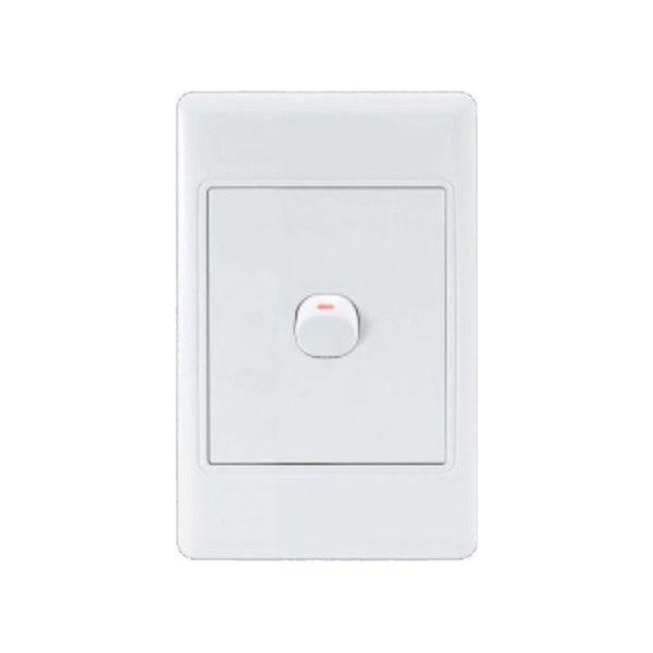 Ausma 1 Lever Light Switch White