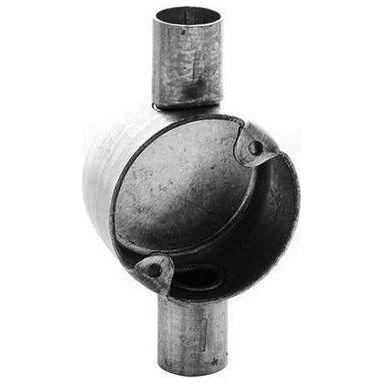 20mm 2 Way Galvanised Bosal Round Box