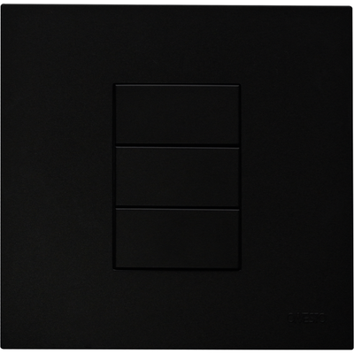 Light Switch Blank Covers 4x4 Blk Matrix