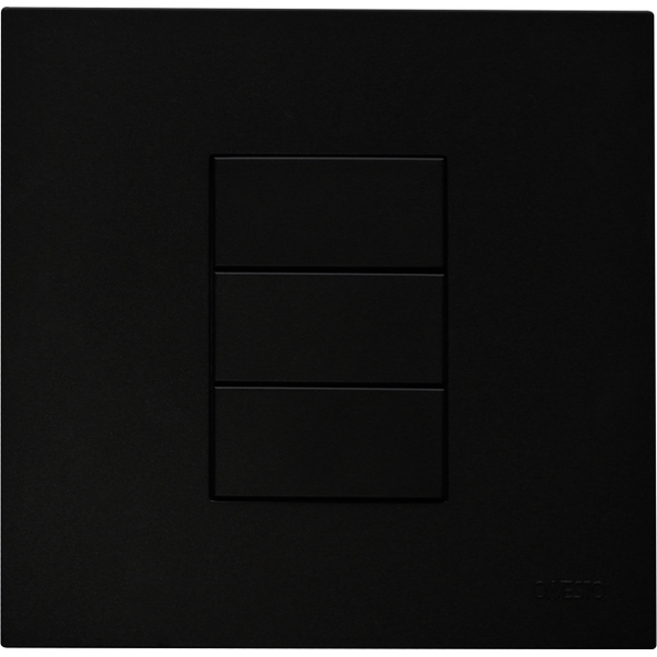 Light Switch Blank Covers 4x4 Blk Matrix