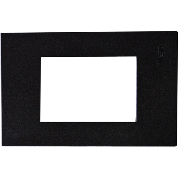 Light Switch Grid 4x2 3L Blk Matrix