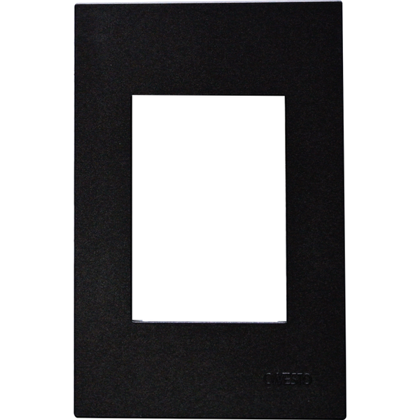 Light Switch GridCover 4x2 3L Blk Matrix