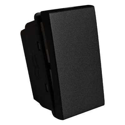 Light Switch 2 Way Module Black Matrix