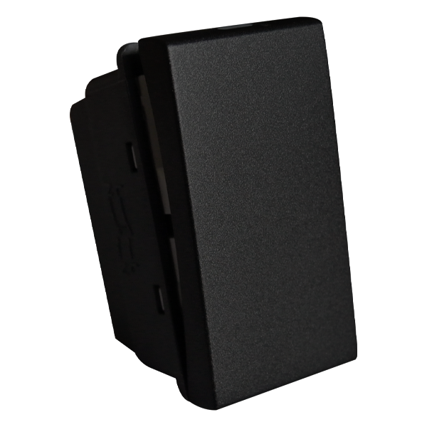 Light Switch 2 Way Module Black Matrix