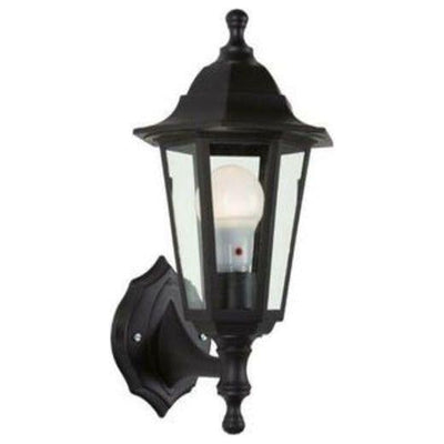 Corsia Up Facing Black Outdoor Lantern