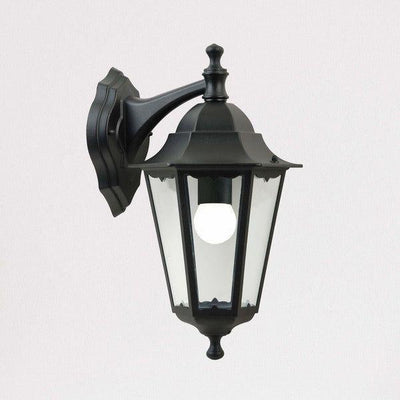 Corsia Down Facing Black Outdoor Lantern