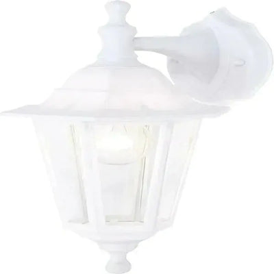 4 Panel Down Facing White Lantern