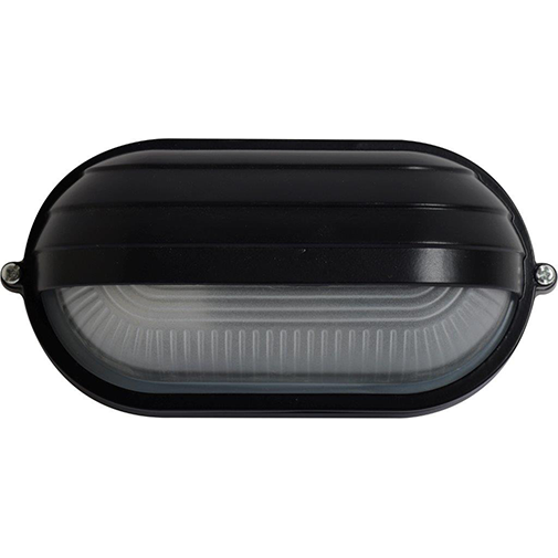 Oval Eyelid Bulkhead Black - Large