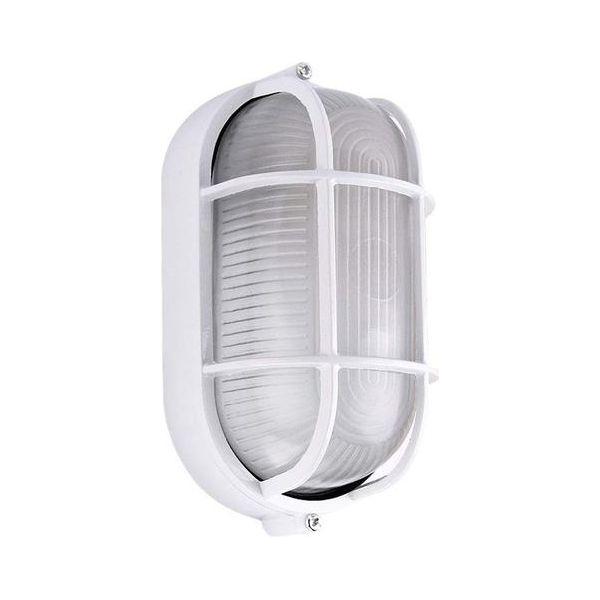 Oval Grid Bulkhead White - Small