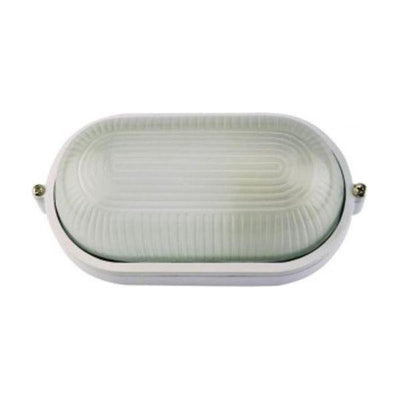 Oval Plain Bulkhead White - Small