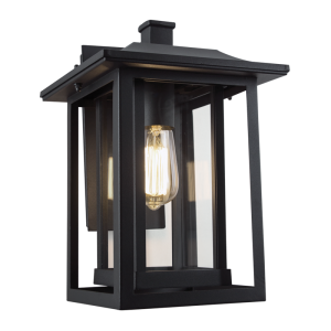 Black Down Facing Lantern