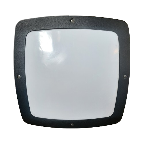 Bulk Head Rectangle Plain Black