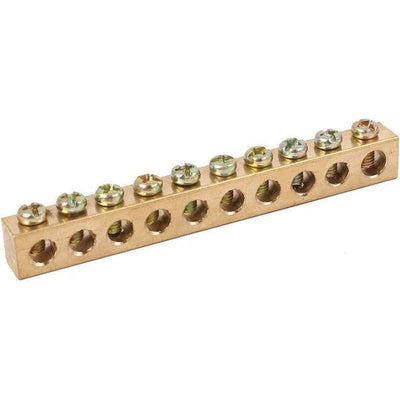 Waco Single Brass Neutral Bar 1m