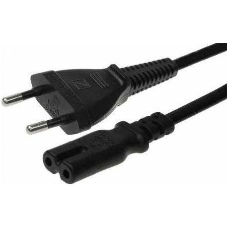 Power Cord - Figure 8 to 2 Pin Plug