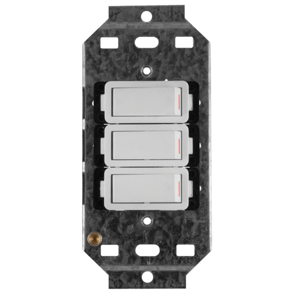 Crabtree 3 Lever Light Switch Only