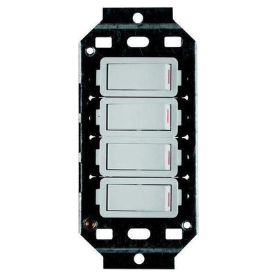 Crabtree 4 Lever Light Switch Only