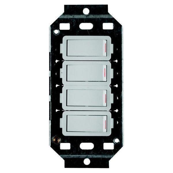 Crabtree 4 Lever Light Switch Only