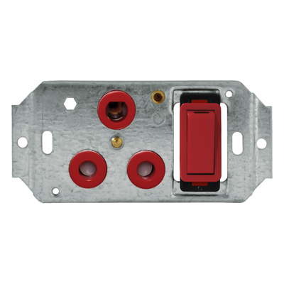 Crabtree Dedicated Plug 4X2 Red